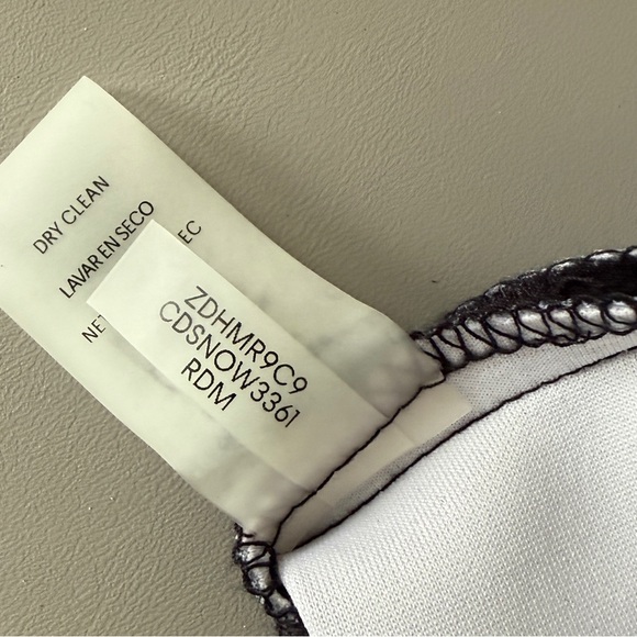 Calvin Klein Border Print Sheath Dress Black and Red Floral - Picture 6 of 8